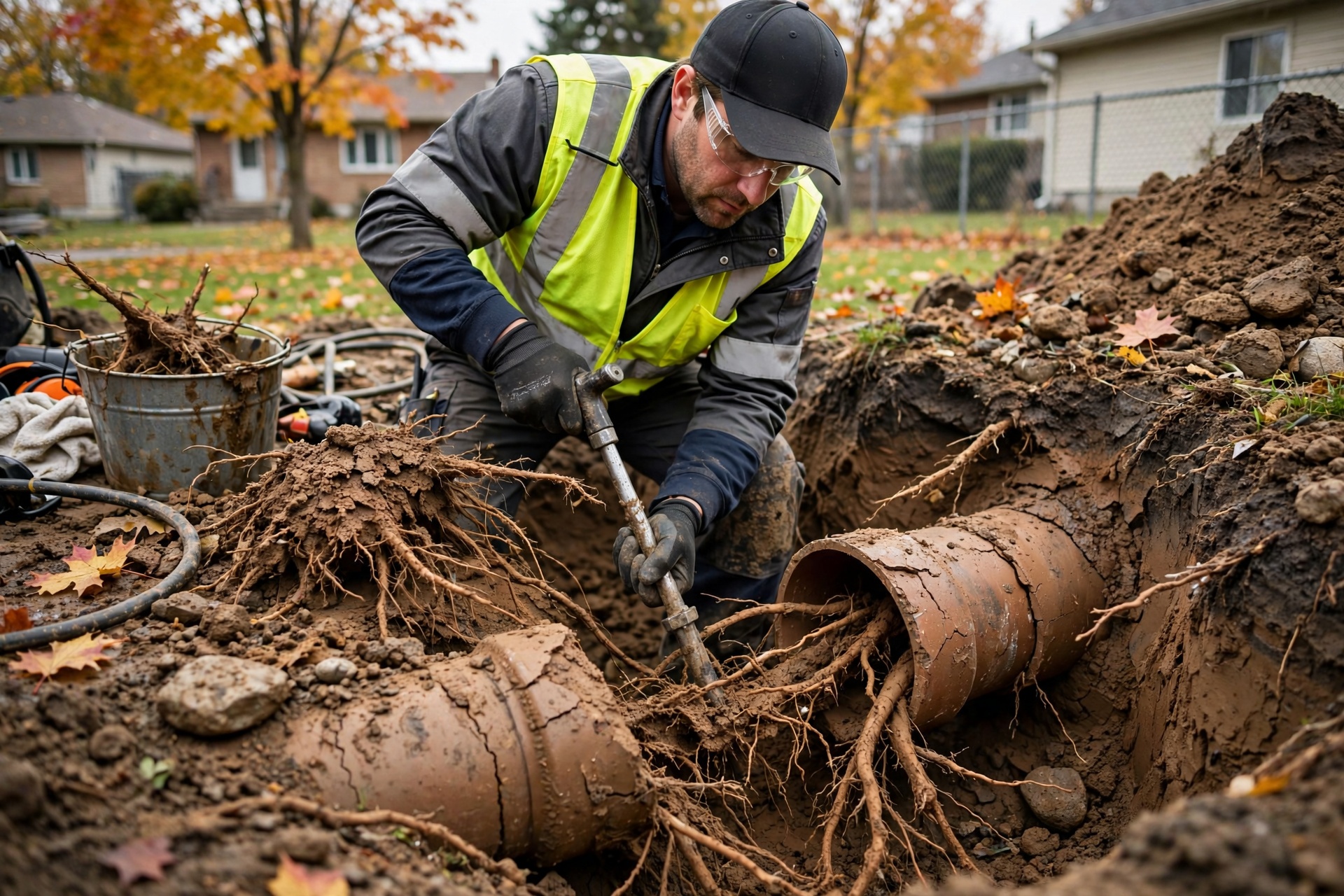 Clay Pipe Root Removal in Ontario, CA