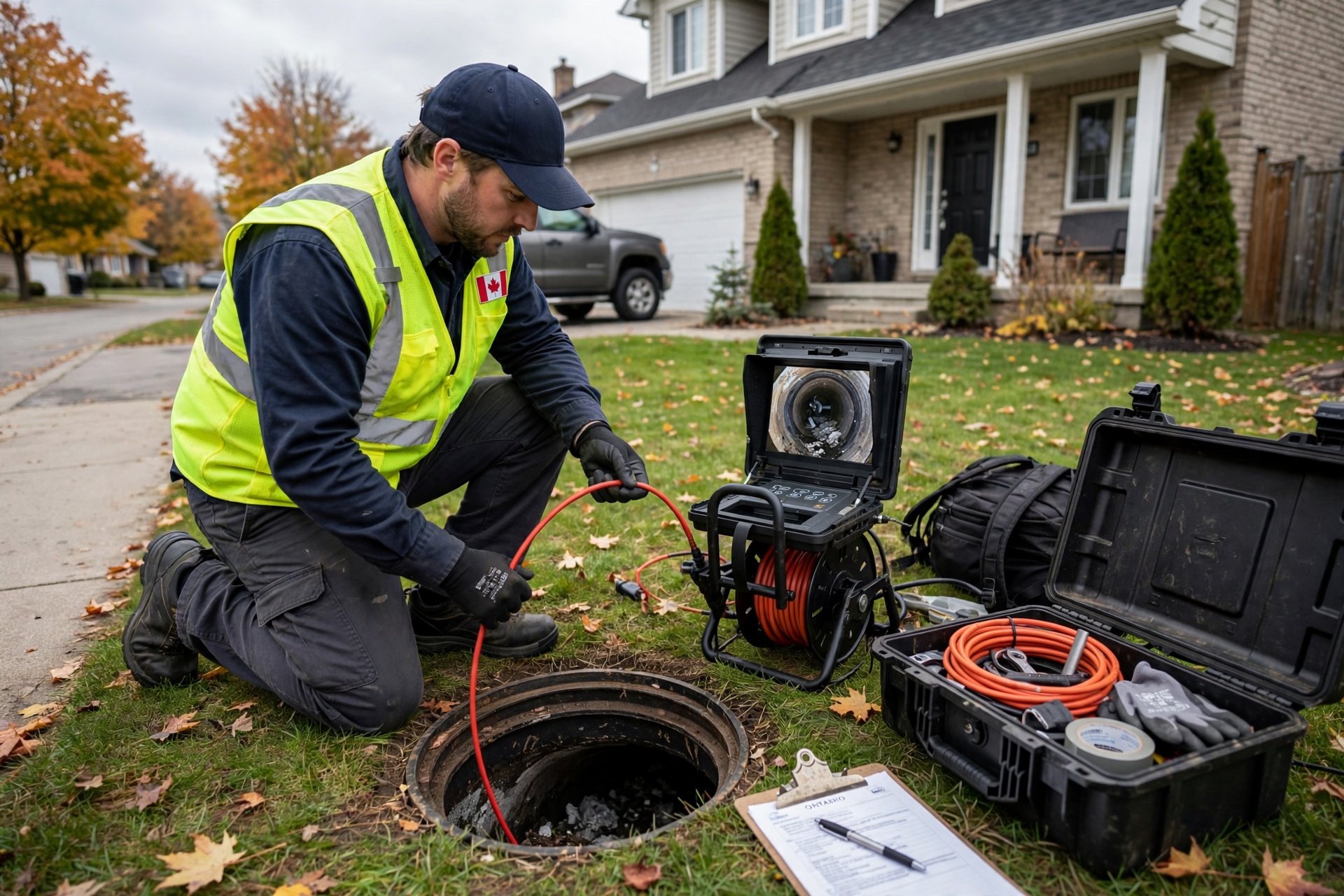 Escrow Sewer Scope in Ontario, CA